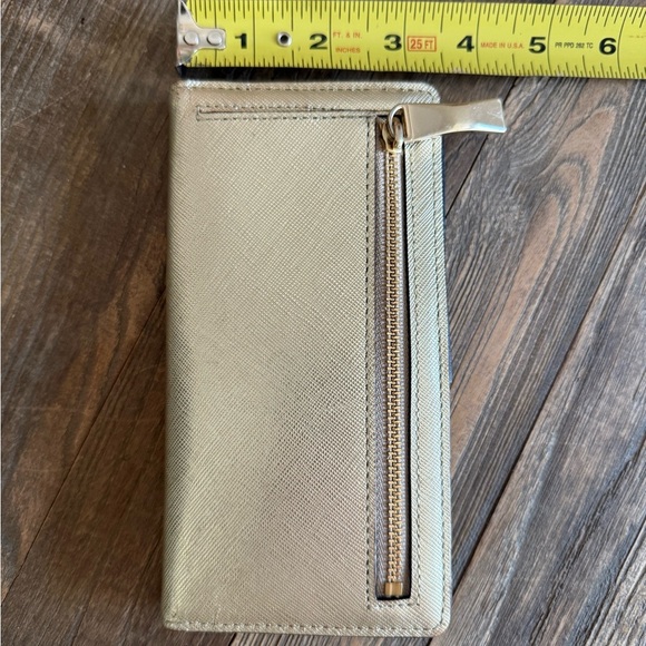 Kate Spade Gold Bi Fold Wallet - Picture 11 of 12